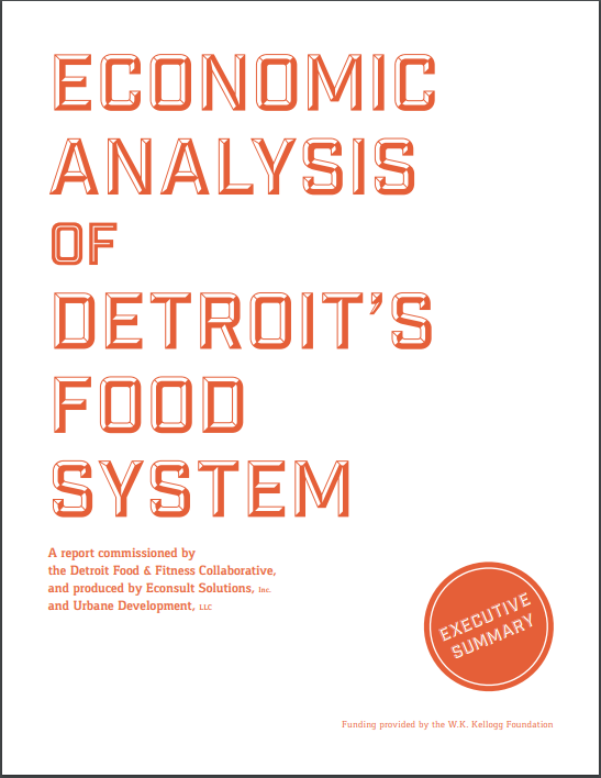 Cover of Economic Analysis of Detroit’s Food System