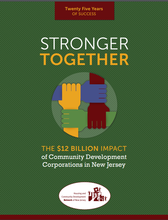 Cover of ‘Stronger Together’- New Jersey Economic Impact Report