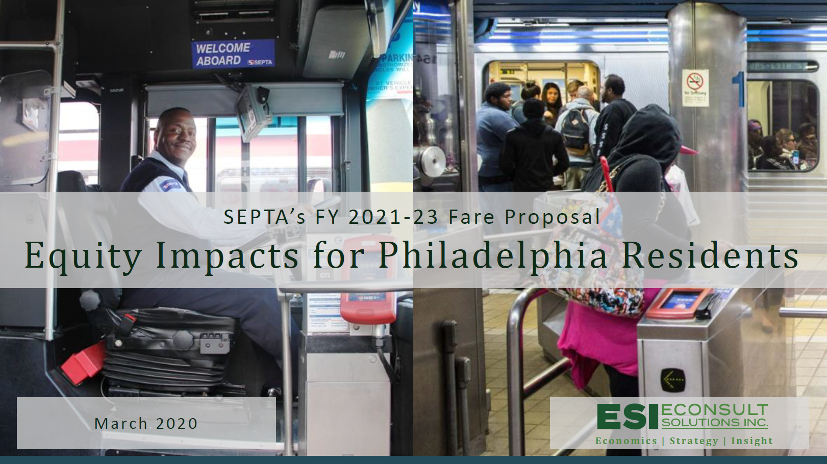 Cover of Equity Impacts for Philadelphia Residents