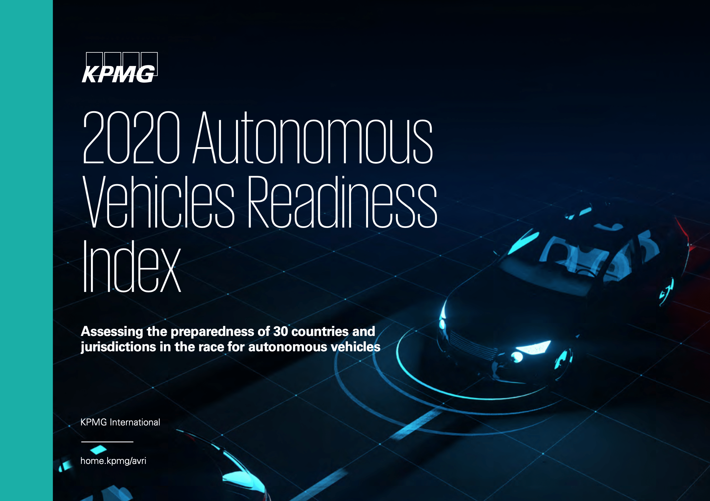 Cover of KPMG 2020 Autonomous Vehicles Readiness Index