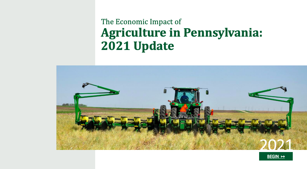 Cover of The Economic Impact of Agriculture in Pennsylvania: 2021 Update