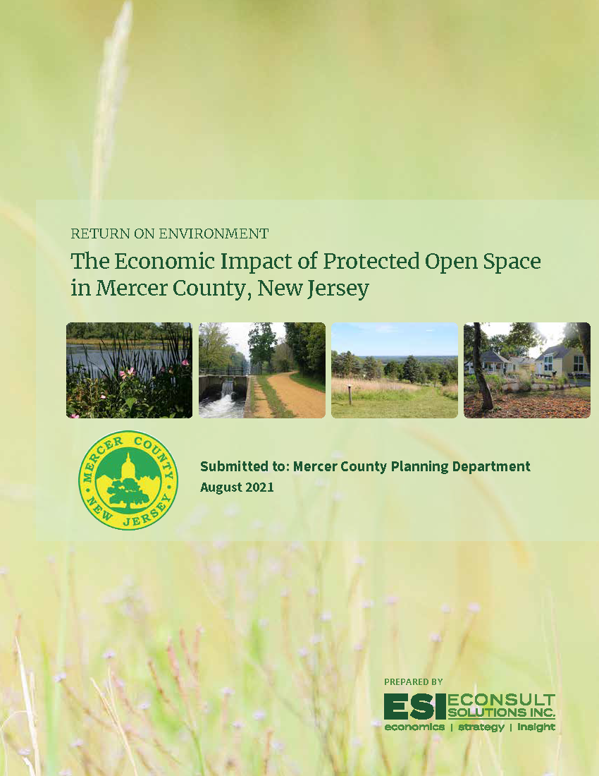Cover of Return on Environment: The Economic Impact of Protected Open Space in Mercer County, New Jersey