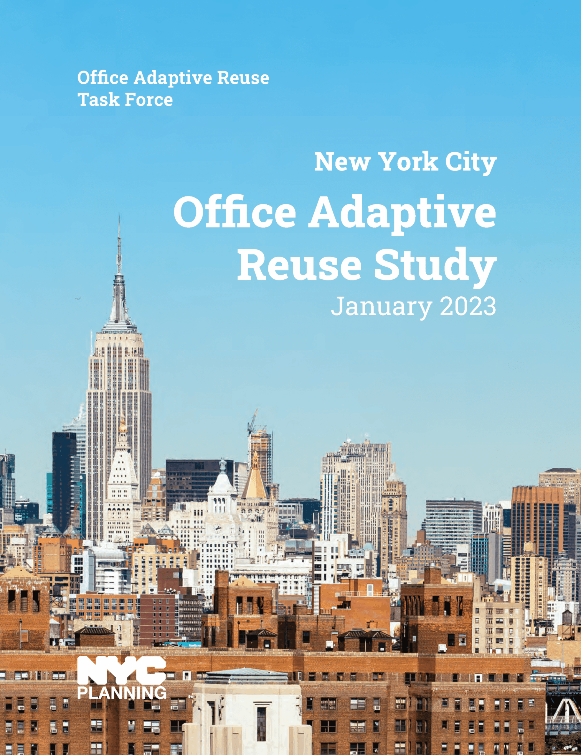 Cover of NYCEDC Office Adaptive Reuse Task Force