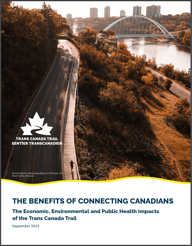 Cover of The Economic, Environmental, and Public Health Impacts of the Trans Canada Trail