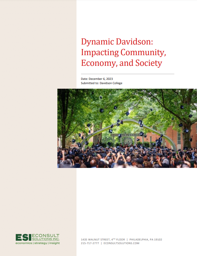 Cover of Dynamic Davidson: Impacting Community, Economy, and Society