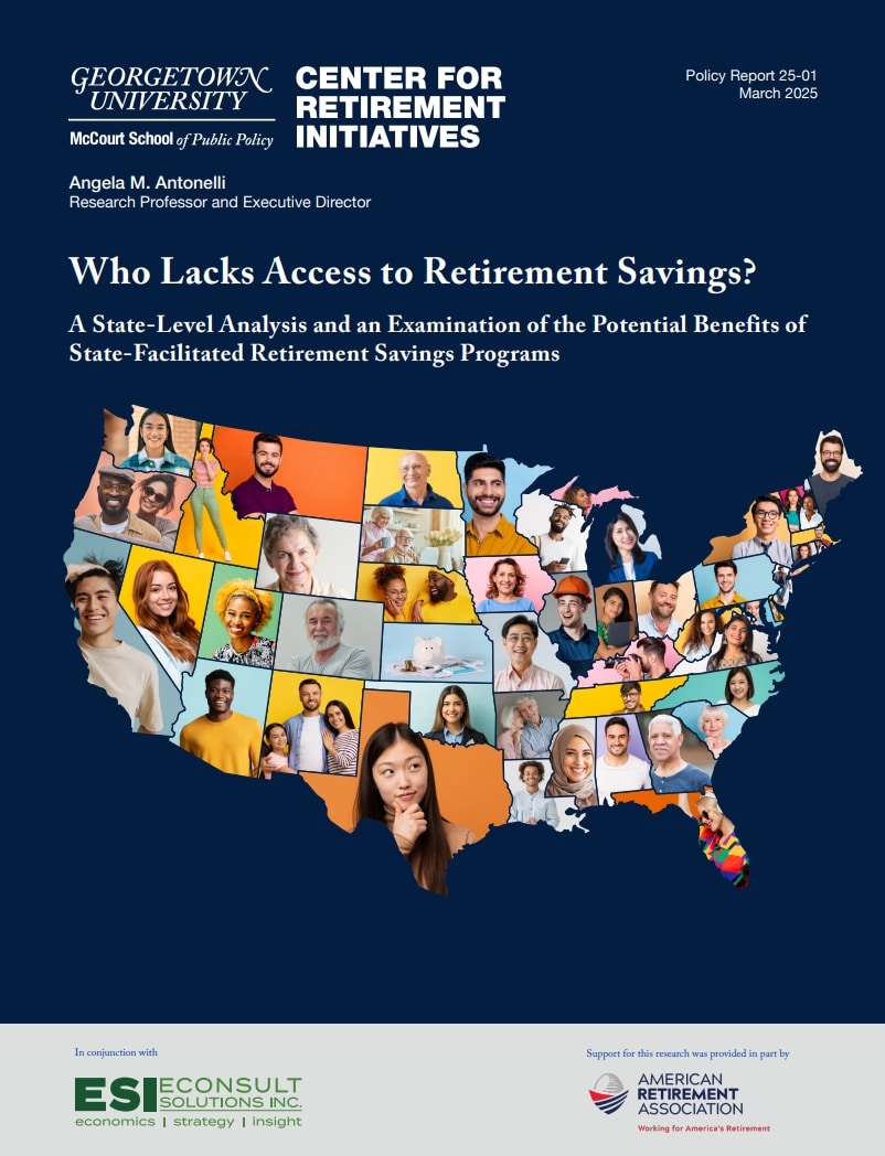 Cover of Who Lacks Access and the Potential Benefits of State-Facilitated Retirement Saving Programs
