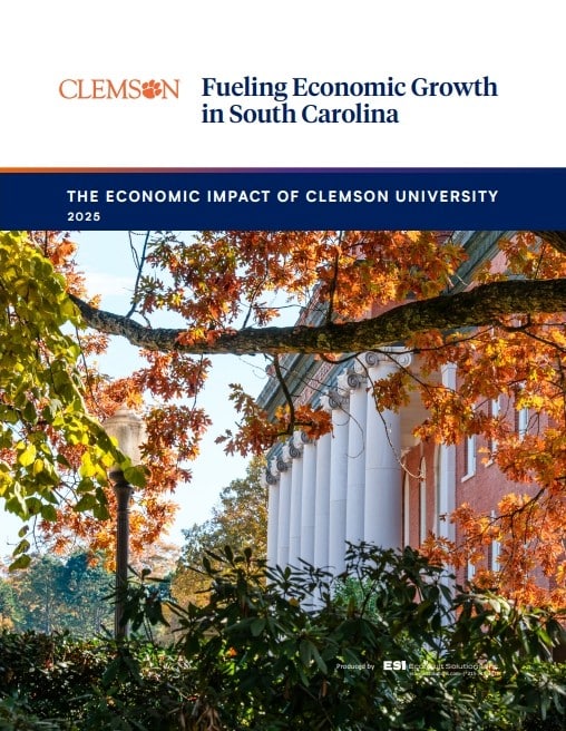Cover of Clemson University Economic Impact Study