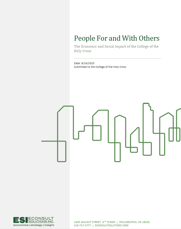 Cover of People for and With Others: Economic and Social Impact of the College of the Holy Cross